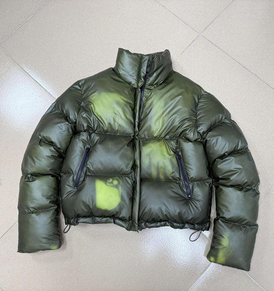 Winter Windproof Heated Thermochromatic Thick Padded Temperature Sensing Color Change Thermos Heat Reactive Puffer Jackets Men