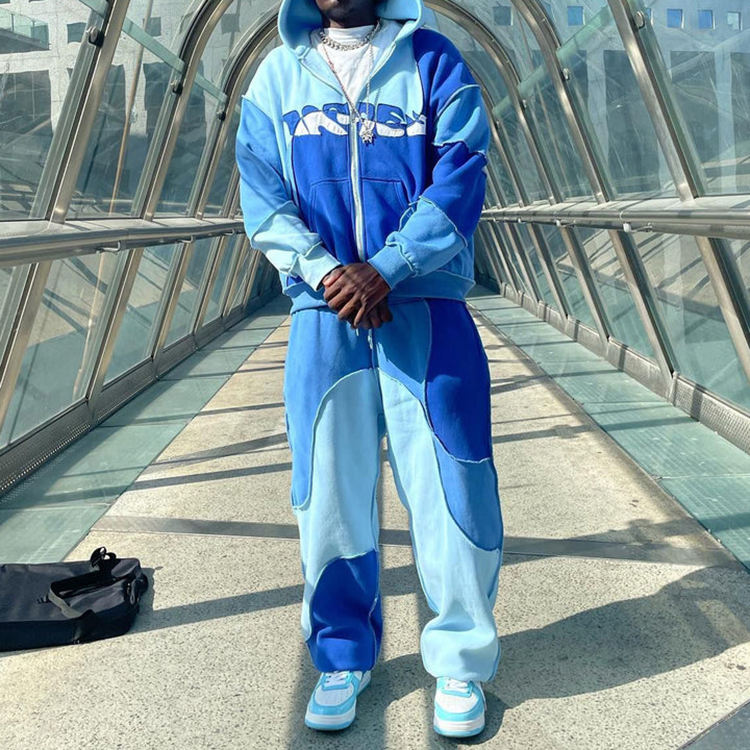 High Quality Mens Training Sports Suit Track Suits Custom Trousers Two Piece Set Jogging Tracksuit Designs for Men