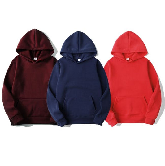 Wholesale Factory YKH 240GSM Unisex Oversized Fleece Fabric Hoodie Custom Own Logo Transfer Print Colorful Men's Hoodie