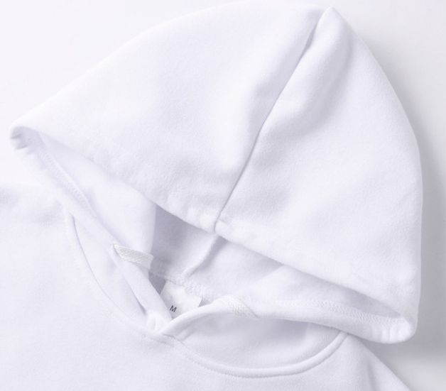 Wholesale Factory YKH 240GSM Unisex Oversized Fleece Fabric Hoodie Custom Own Logo Transfer Print Colorful Men's Hoodie