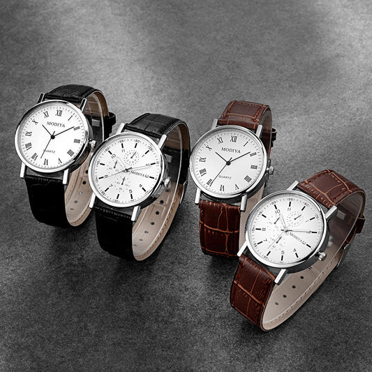 Hot Selling Wholesale Quartz Men's Watches with Simple and Fashionable Belts Watch for Men