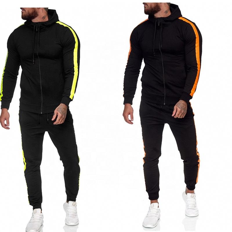 High Quality Tech Fleece Tight Fitting Sportswear Custom Gym Track Suits Men Sports Tracksuit Custom Tracksuits for Man