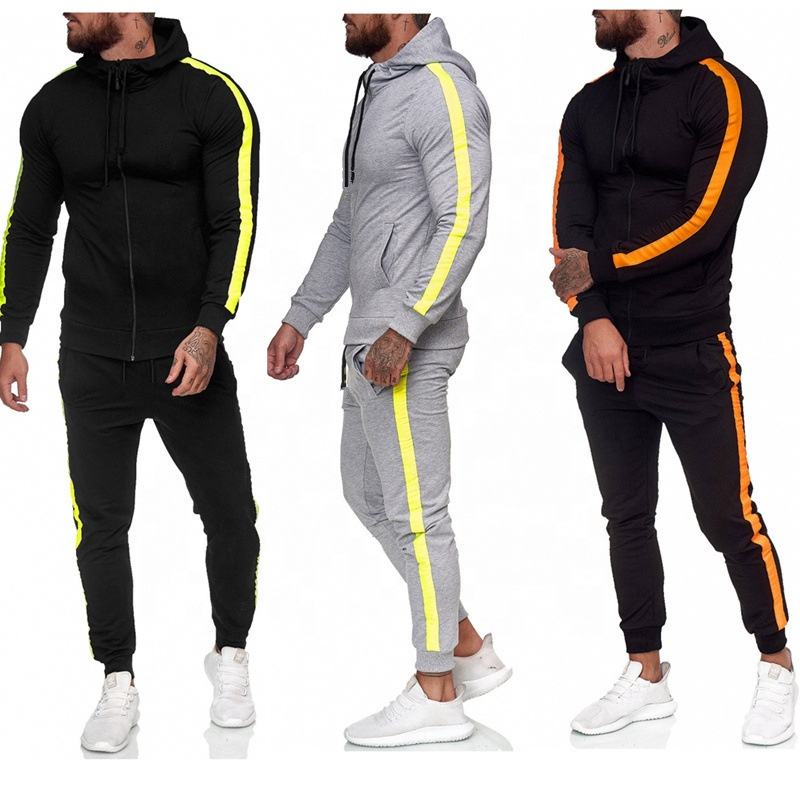 High Quality Tech Fleece Tight Fitting Sportswear Custom Gym Track Suits Men Sports Tracksuit Custom Tracksuits for Man