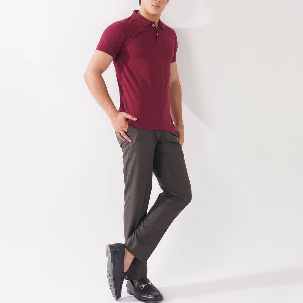 Top Design New Pakistan Made Men's For Shirts Solid Knitted Custom Logo High Quality Breathable Comfortable Fabric