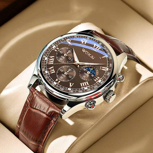 Fashion Men Watches Luxury Men Sports Quartz Wrist Watch Man Business Casual Leather Watch
